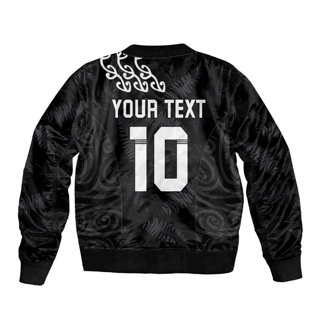 New Zealand Rugby Custom Bomber Jacket The Champions Aotearoa LT03 - Polynesian Pride