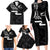 New Zealand Rugby Custom Family Matching Long Sleeve Bodycon Dress and Hawaiian Shirt The Champions Aotearoa