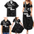 New Zealand Rugby Custom Family Matching Summer Maxi Dress and Hawaiian Shirt The Champions Aotearoa