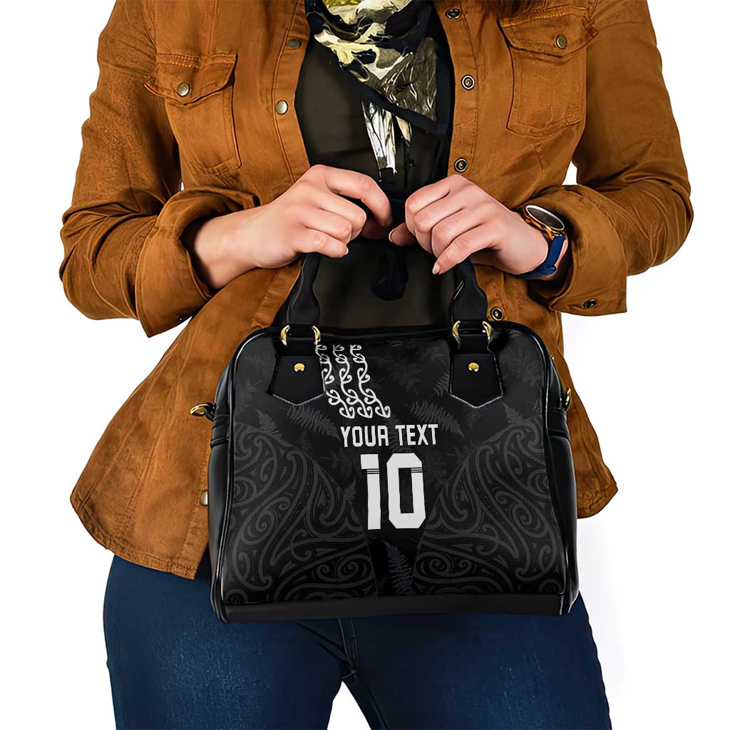 New Zealand Rugby Custom Shoulder Handbag The Champions Aotearoa LT03 - Polynesian Pride