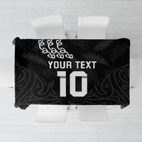 New Zealand Rugby Custom Tablecloth The Champions Aotearoa LT03 Black - Polynesian Pride