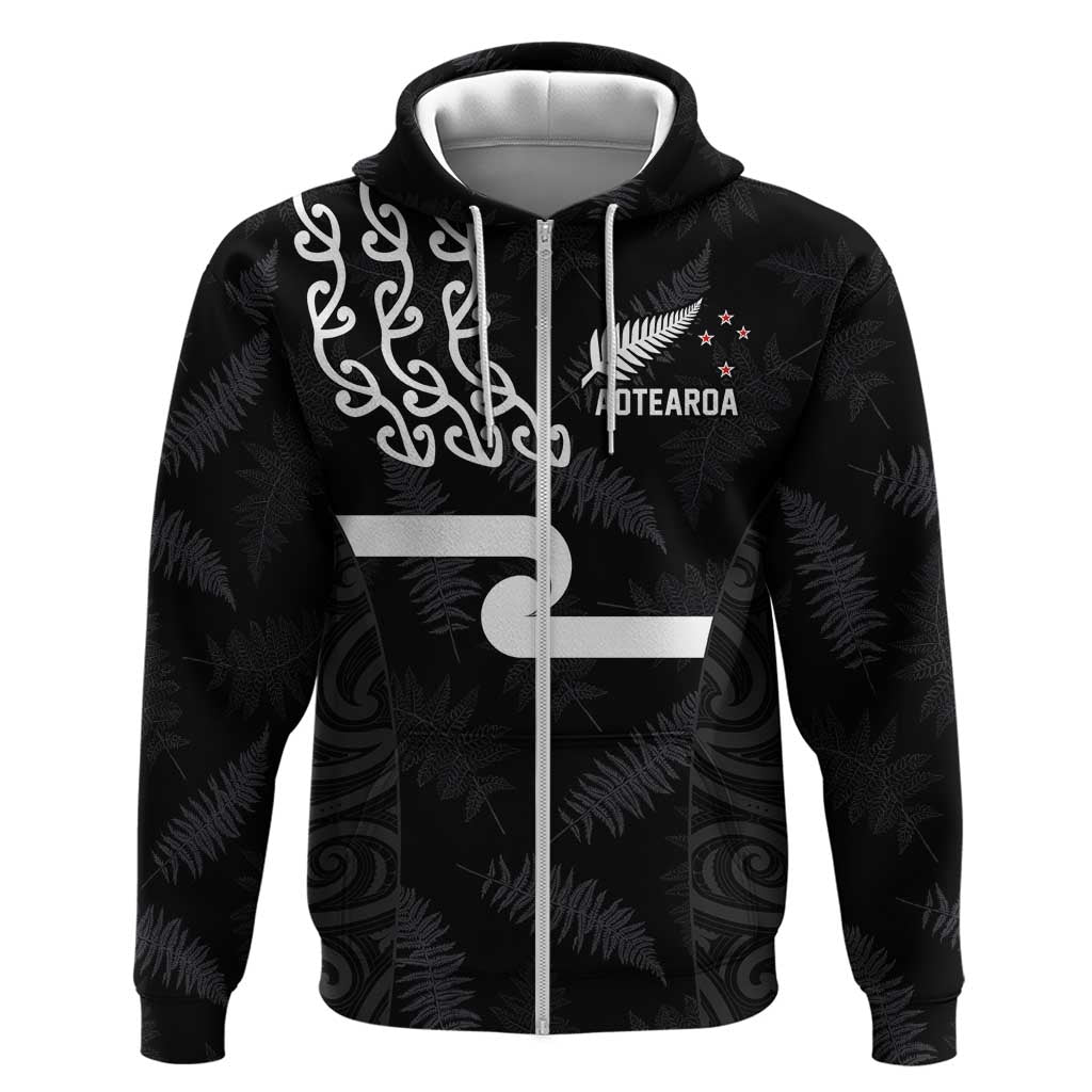 New Zealand Rugby Custom Zip Hoodie The Champions Aotearoa