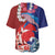 Hawaiian and Japanese Together Baseball Jersey The Whale and Koi Fish with Hinomaru and Lei