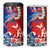 Hawaiian and Japanese Together 4 in 1 Can Cooler Tumbler The Whale and Koi Fish with Hinomaru and Lei