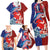 Hawaiian and Japanese Together Family Matching Long Sleeve Bodycon Dress and Hawaiian Shirt The Whale and Koi Fish with Hinomaru and Lei