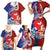 Hawaiian and Japanese Together Family Matching Short Sleeve Bodycon Dress and Hawaiian Shirt The Whale and Koi Fish with Hinomaru and Lei