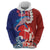 Hawaiian and Japanese Together Hoodie The Whale and Koi Fish with Hinomaru and Lei