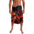 Hawaiian Turtle with Volcanic Eruption Lavalava Hibiscus Lei and Lava Flow an Abstract Texture