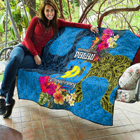 Palau Independence Day Quilt 1st October 30th Anniversary Polynesian Jungle Flower LT03 - Polynesian Pride