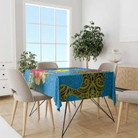 Palau Independence Day Tablecloth 1st October 30th Anniversary Polynesian Jungle Flower LT03 - Polynesian Pride