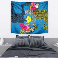 Palau Independence Day Tapestry 1st October 30th Anniversary Polynesian Jungle Flower LT03 - Polynesian Pride