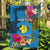 Personalised Palau Independence Day Garden Flag 1st October 30th Anniversary Polynesian Jungle Flower