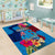 Tuvalu Independence Day Area Rug 1st October 46th Anniversary Polynesian Jungle Flower