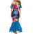 Tuvalu Independence Day Mermaid Dress 1st October 46th Anniversary Polynesian Jungle Flower