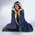 Niue Independence Day Hooded Blanket Hiapo Pattern Hibiscus Plumeria and Uga