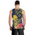 Niue Independence Day Men Tank Top Hiapo Pattern Hibiscus Plumeria and Uga