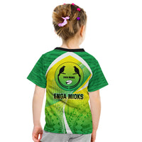 Enga Mioks Rugby Kid T Shirt Papua New Guinea Polynesian Tattoo LT03 - Polynesian Pride