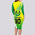 Custom Enga Mioks Rugby Long Sleeve Bodycon Dress Papua New Guinea Polynesian Tattoo LT03 - Polynesian Pride