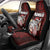 Hawaii Aloha Santa Claus Funny Polynesian Tattoo Car Seat Cover Red Color