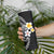 Hawaiian Hibiscus and Plumeria Polynesian Tribal Tattoo Skinny Tumbler Black Color