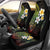 Hawaiian Hibiscus and Plumeria Polynesian Tribal Tattoo Car Seat Cover Reggae Color