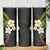 Hawaiian Hibiscus and Plumeria Polynesian Tribal Tattoo Skinny Tumbler Reggae Color