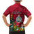 Niue Christmas Family Matching Mermaid Dress and Hawaiian Shirt Coat of Arms and Polynesian Tattoo Xmas Element Christmas Red Vibe LT03 - Polynesian Pride