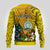 Niue Christmas Ugly Christmas Sweater Coat of Arms and Polynesian Tattoo Xmas Element Christmas Yellow Vibe LT03 - Polynesian Pride