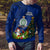 Niue Christmas Ugly Christmas Sweater Coat of Arms and Polynesian Tattoo Xmas Element Christmas Blue Vibe LT03 - Polynesian Pride