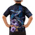 Hawaiian Whales Love Couple Family Matching Mermaid Dress and Hawaiian Shirt Hibiscus and Kakau Art Tattoo Night Sky Vibe