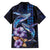 Hawaiian Whales Love Couple Hawaiian Shirt Hibiscus and Kakau Art Tattoo Night Sky Vibe