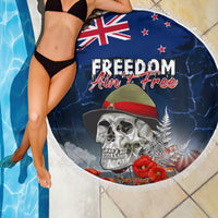 New Zealand ANZAC Day Beach Blanket Freedom Ain't Free LT05 - Polynesian Pride