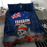 New Zealand ANZAC Day Bedding Set Freedom Ain't Free LT05 - Polynesian Pride