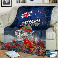 New Zealand ANZAC Day Blanket Freedom Ain't Free LT05 - Polynesian Pride