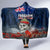 New Zealand ANZAC Day Hooded Blanket Freedom Ain't Free