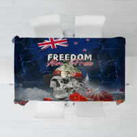 New Zealand ANZAC Day Tablecloth Freedom Ain't Free LT05 Blue - Polynesian Pride