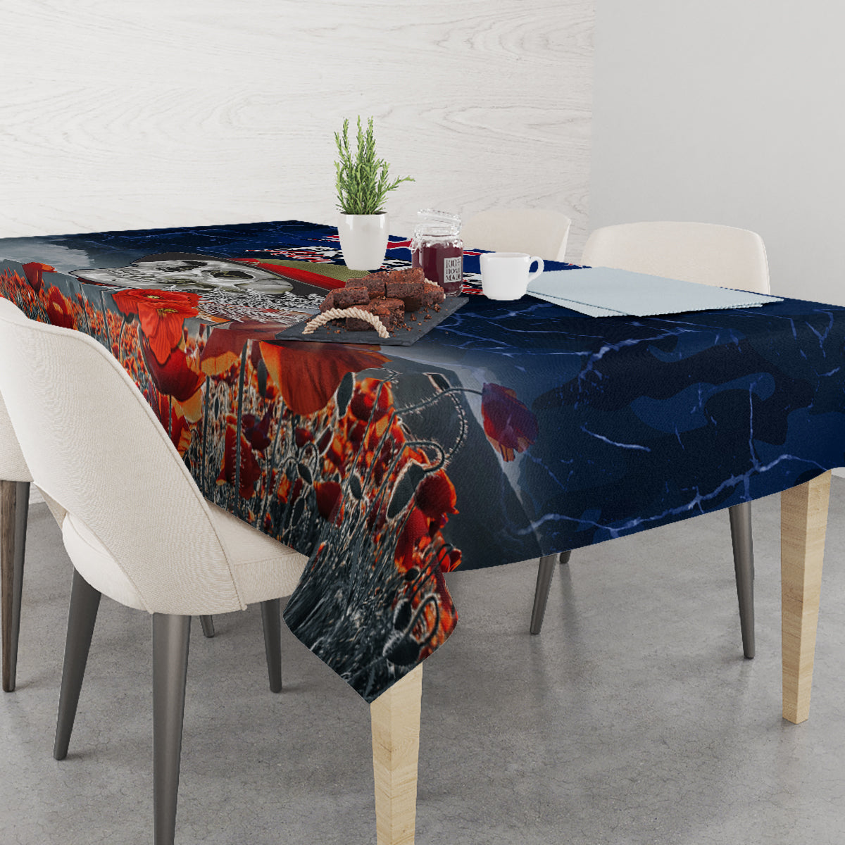 New Zealand ANZAC Day Tablecloth Freedom Ain't Free LT05 - Polynesian Pride