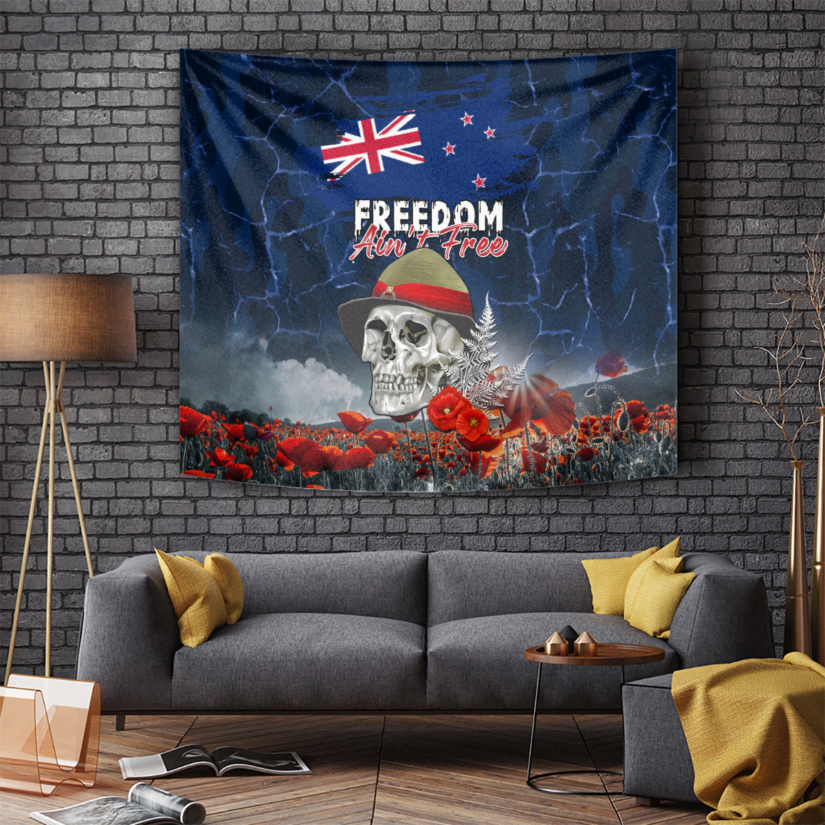 New Zealand ANZAC Day Tapestry Freedom Ain't Free LT05 - Polynesian Pride