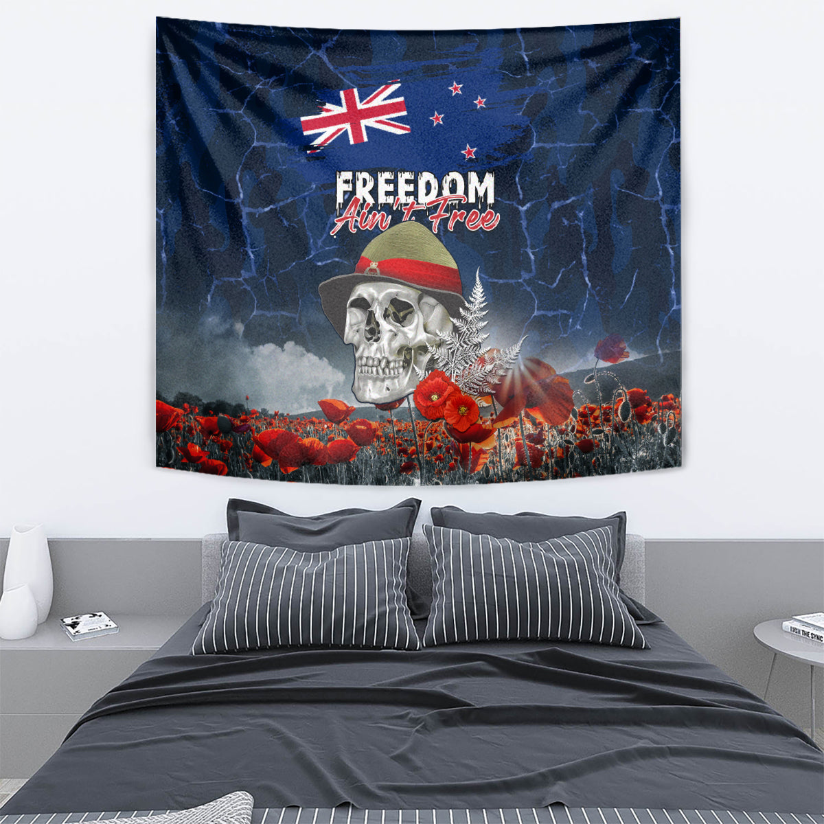 New Zealand ANZAC Day Tapestry Freedom Ain't Free LT05 - Polynesian Pride