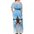 New Zealand Sky Diving Family Matching Off Shoulder Maxi Dress and Hawaiian Shirt Lets Get High