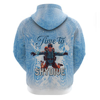 New Zealand Sky Diving Hoodie Lets Get High LT05 - Polynesian Pride