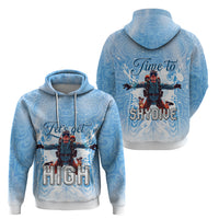 New Zealand Sky Diving Hoodie Lets Get High LT05 - Polynesian Pride