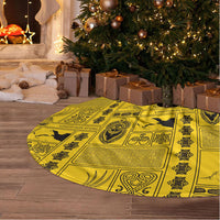 Papua New Guinea Heritage Motif Tree Skirt Yellow Version