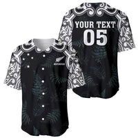 Custom New Zealand Fern Women Rugby Baseball Jersey Maori Pattern LT05 - Polynesian Pride