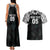 Custom New Zealand Fern Women Rugby Couples Matching Tank Maxi Dress and Hawaiian Shirt Maori Pattern