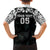 Custom New Zealand Fern Women Rugby Family Matching Off The Shoulder Long Sleeve Dress and Hawaiian Shirt Maori Pattern