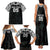 Custom New Zealand Fern Women Rugby Family Matching Tank Maxi Dress and Hawaiian Shirt Maori Pattern