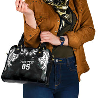 Custom New Zealand Fern Women Rugby Shoulder Handbag Maori Pattern LT05 - Polynesian Pride