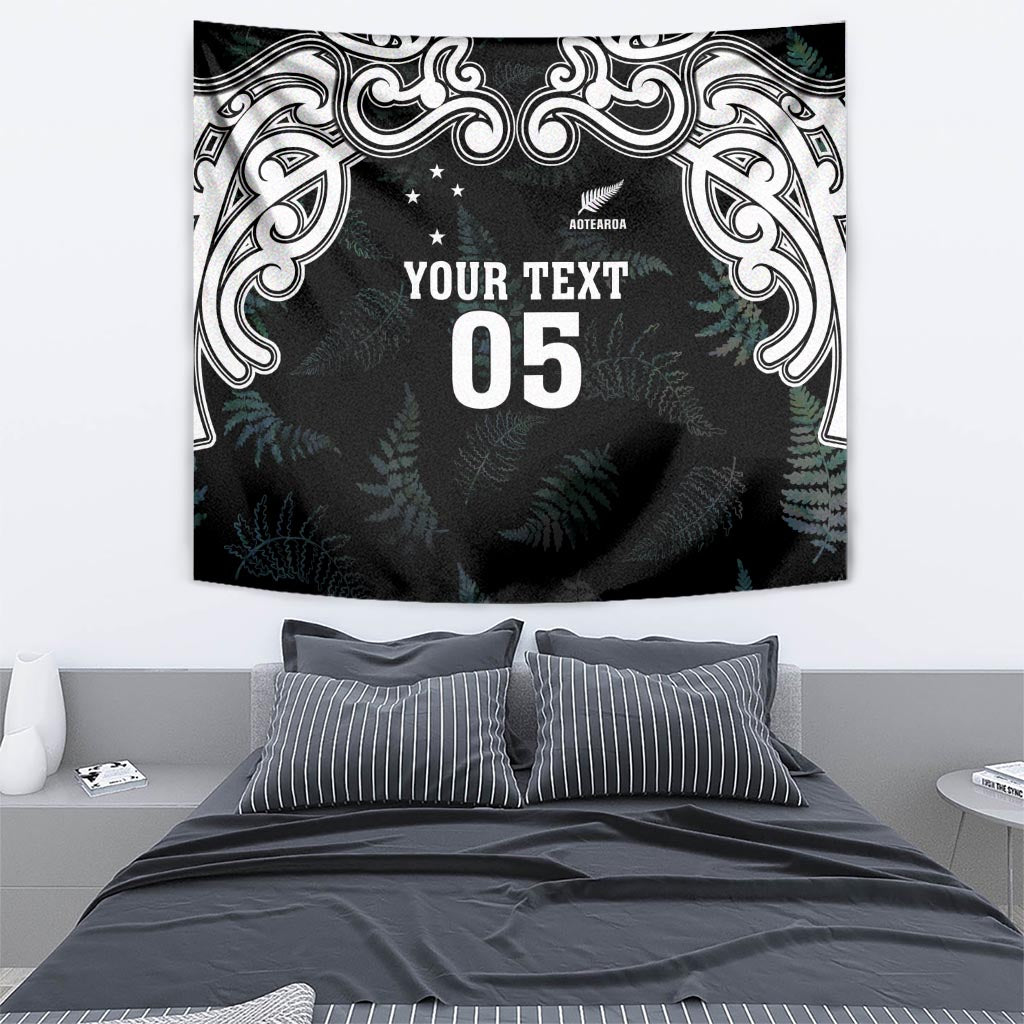 Custom New Zealand Fern Women Rugby Tapestry Maori Pattern LT05 - Polynesian Pride