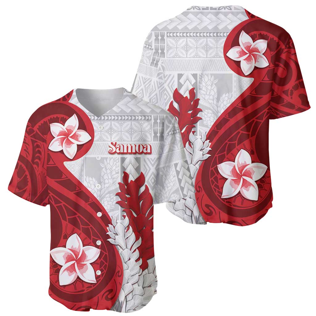 Samoa Teuila 2024 Baseball Jersey Samoan Siapo Pattern Red Version LT05 - Polynesian Pride